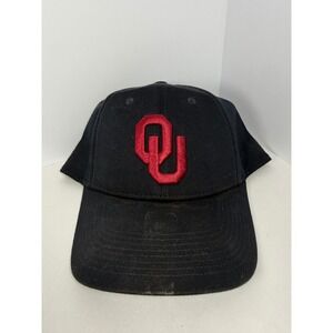 Nike Oklahoma Sooners Hat Mens Black OU Logo Stretch Fit Baseball Cap